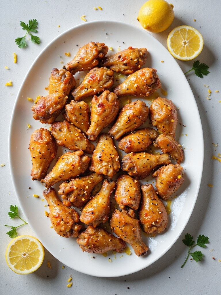 zesty lemon pepper wings