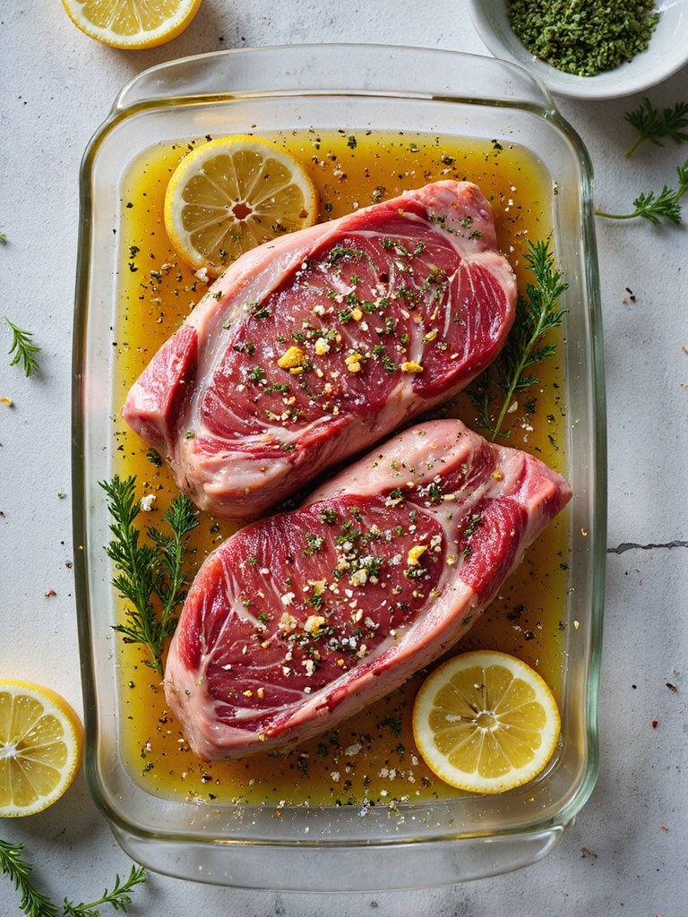 zesty mediterranean steak marinade