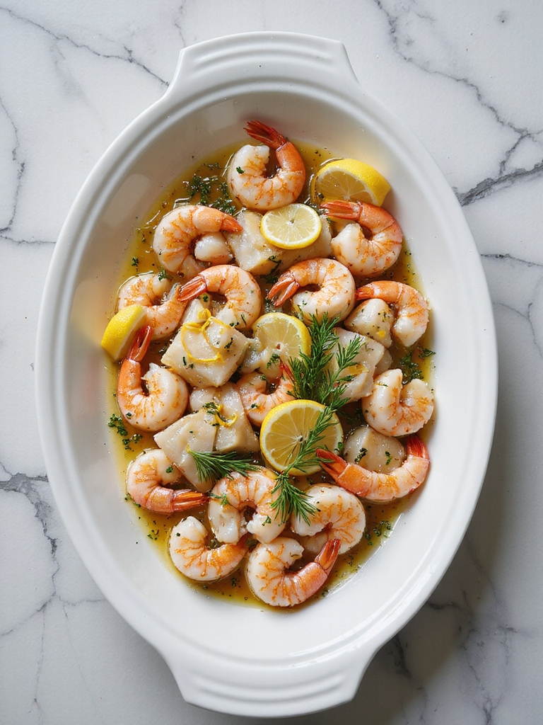 zesty seafood herb casserole