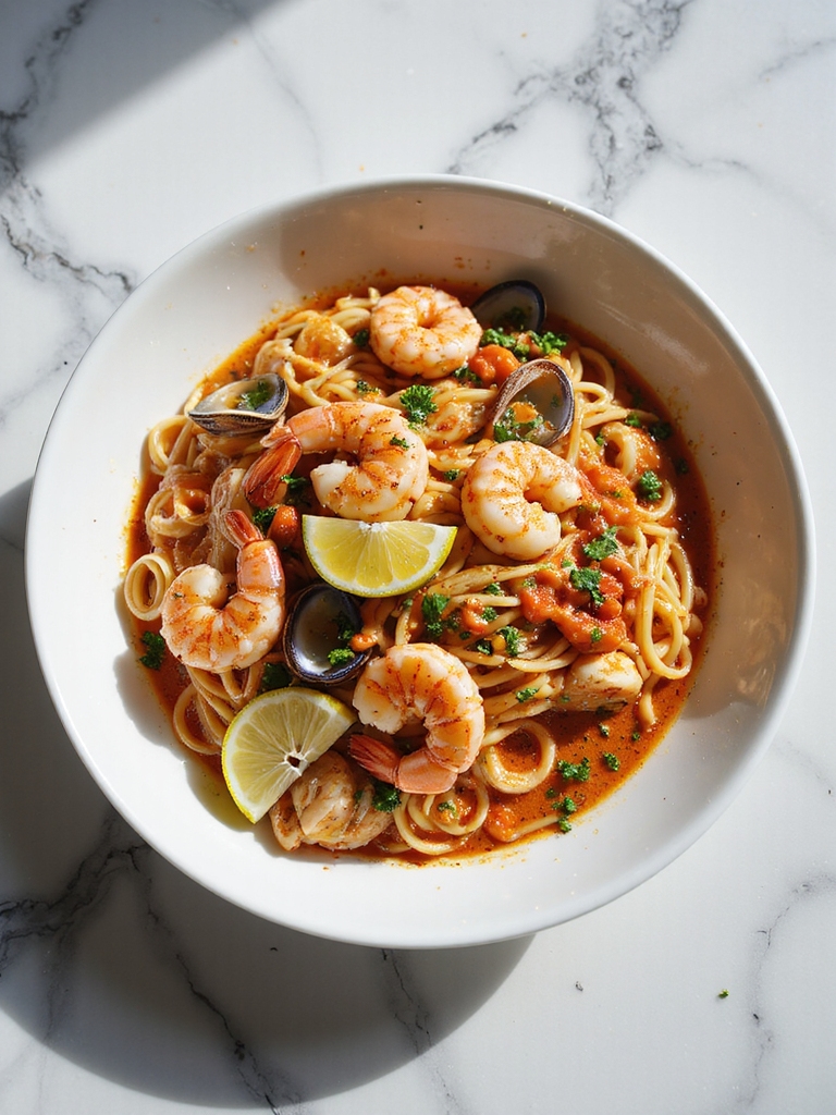 zesty seafood pasta recipe
