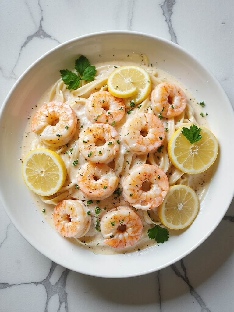 zesty shrimp pasta delight