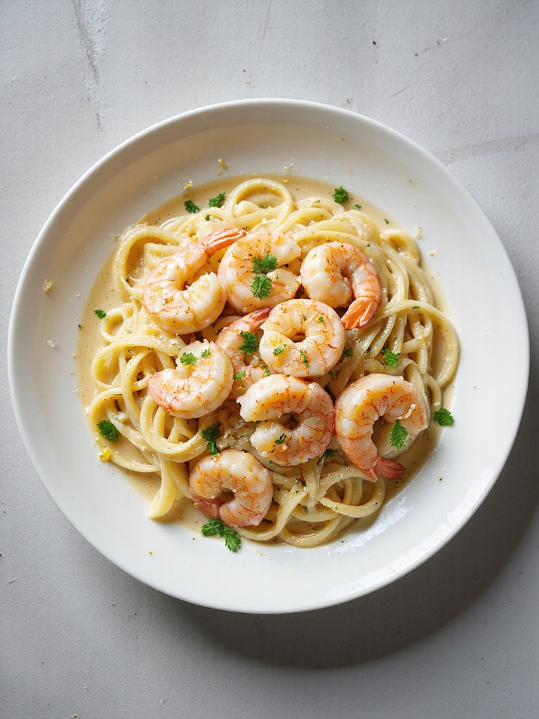 zesty shrimp pasta delight