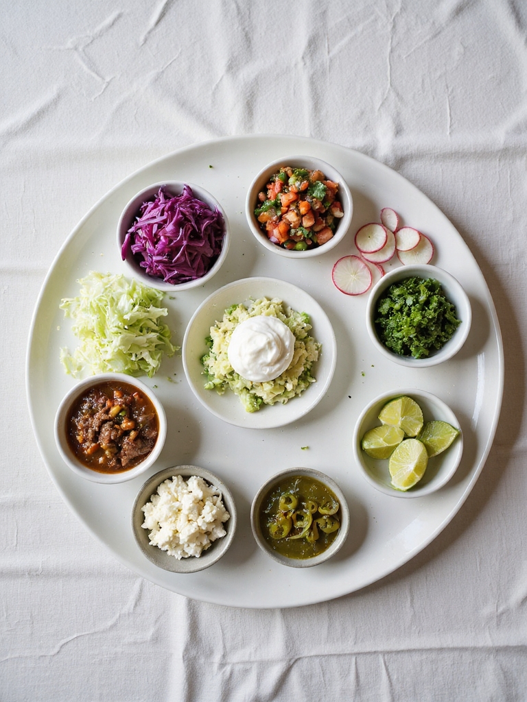 bright crunchy cooling garnishes