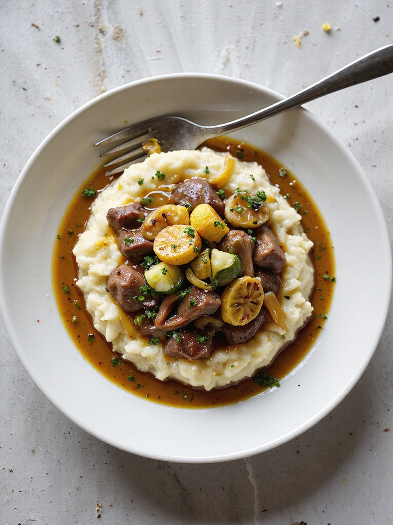 bright lean seared beef