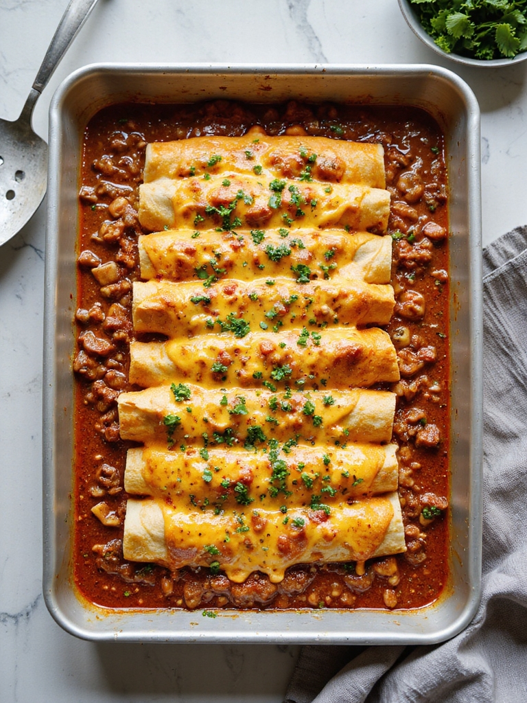 bubbly perfectly melted enchiladas