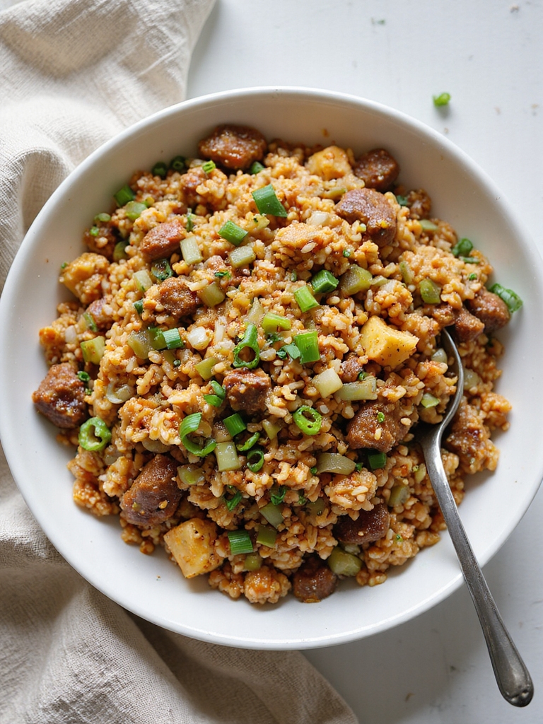 cajun one pan ground beef rice