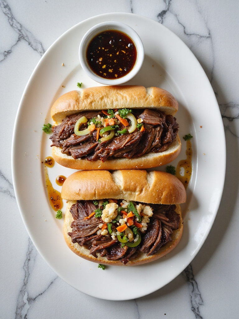 chicago style dipped italian beef