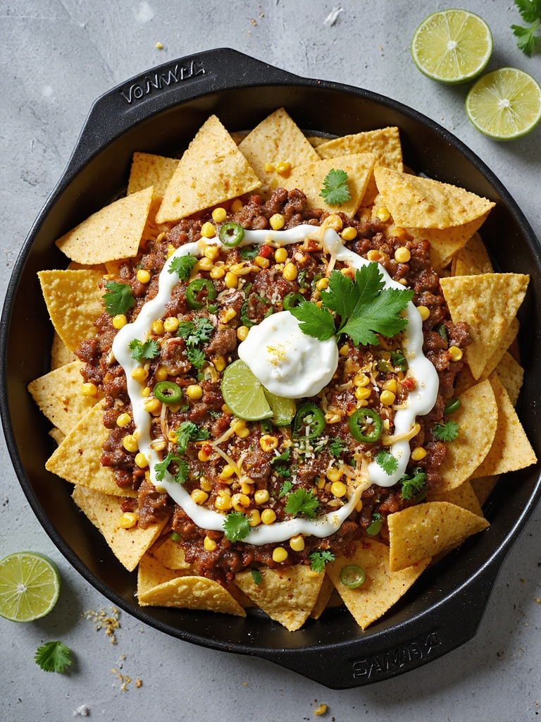 chili lime charred corn beef