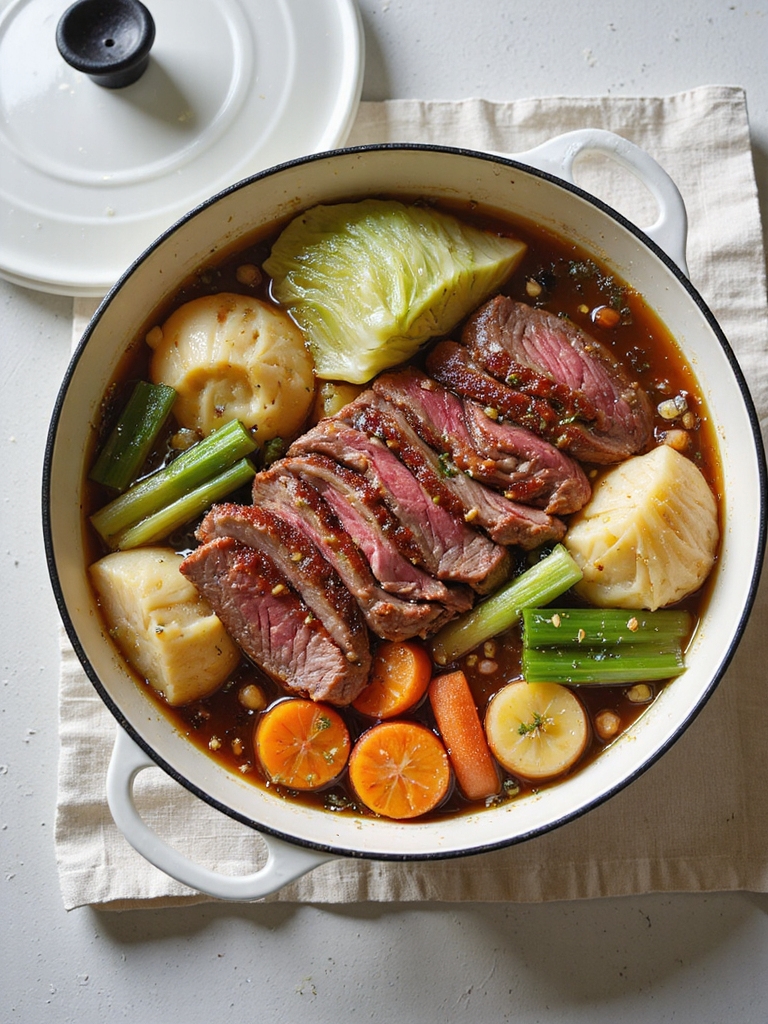 classic one pot corned beef