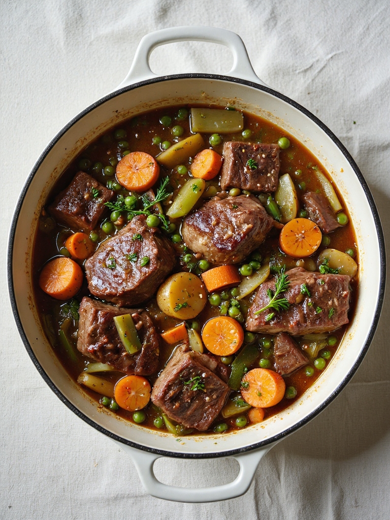 collagen rich slow cooked beef