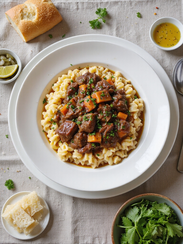 cozy slow cooker beef accompaniments