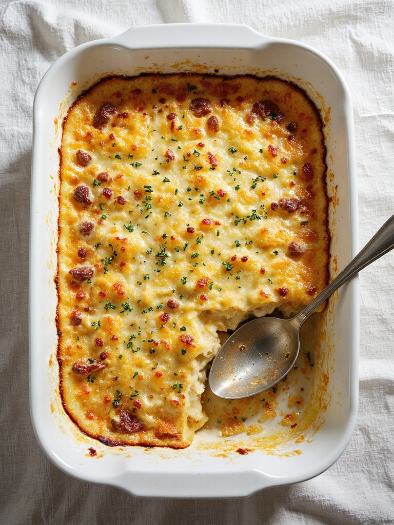 creamy beef potato gratin
