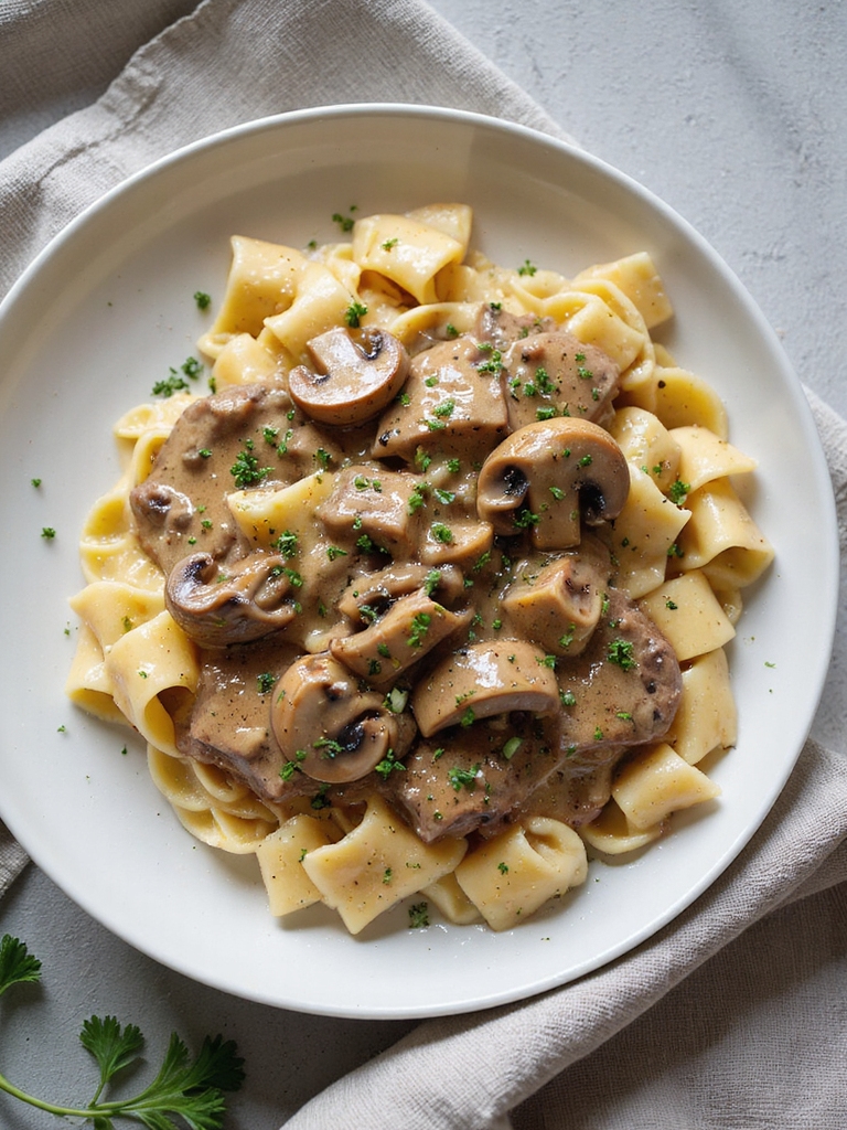 dairy free creamy slow cooked beef