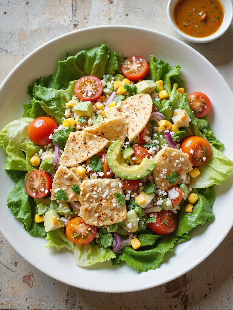 fresh mexican inspired cilantro lime salad