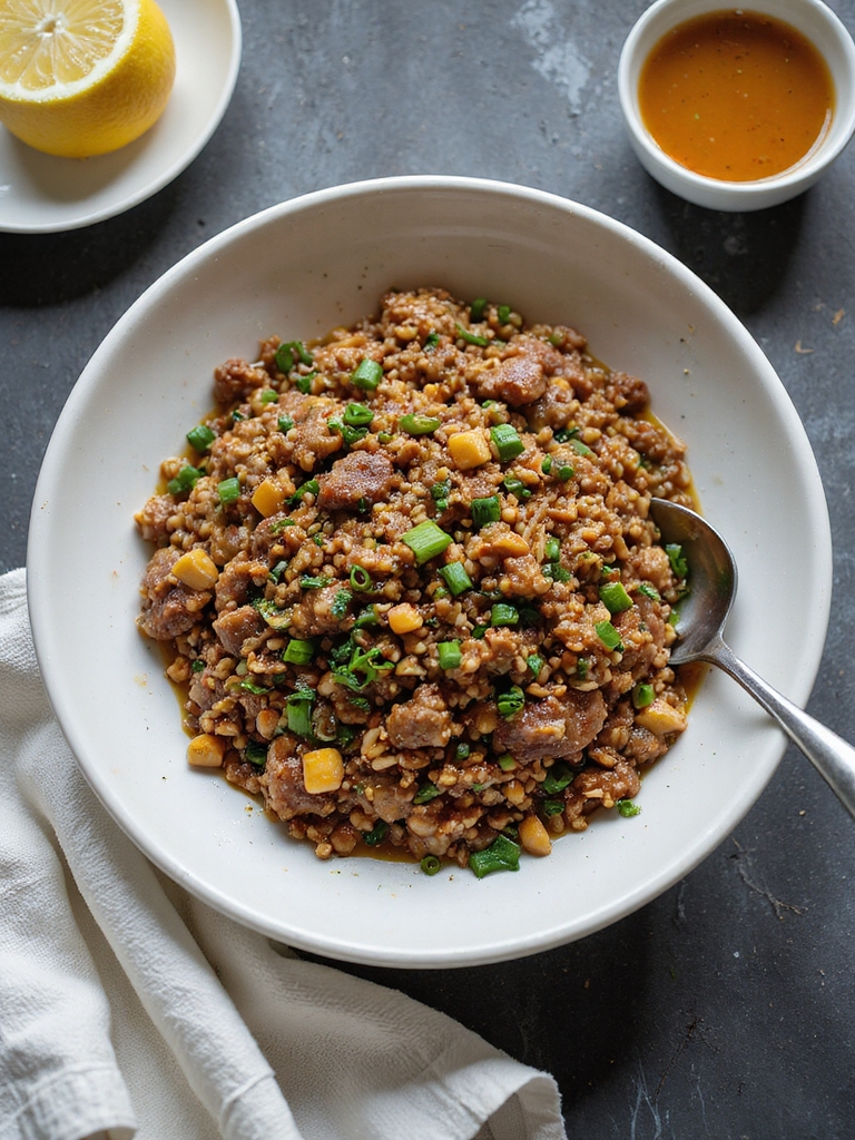 gently reheat moist dirty rice