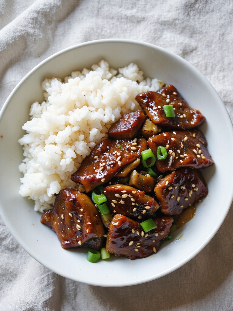 gluten free tamari seared beef