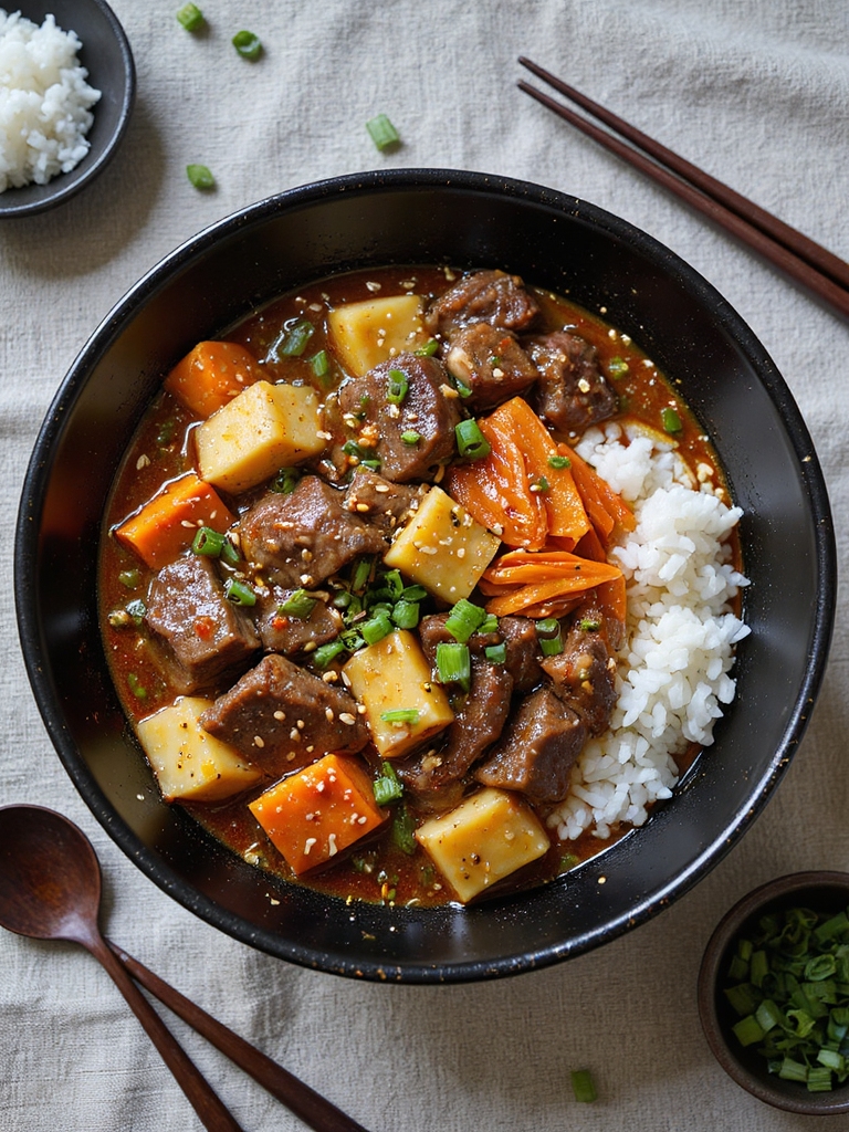 gochujang braised beef stew