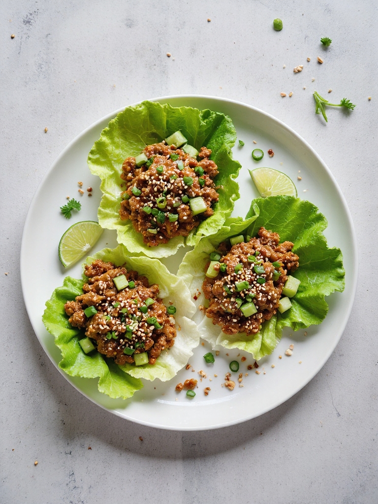 gochujang garlic beef wraps