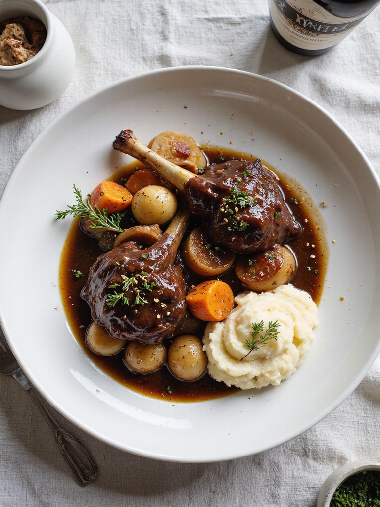 guinness braised fork tender shanks