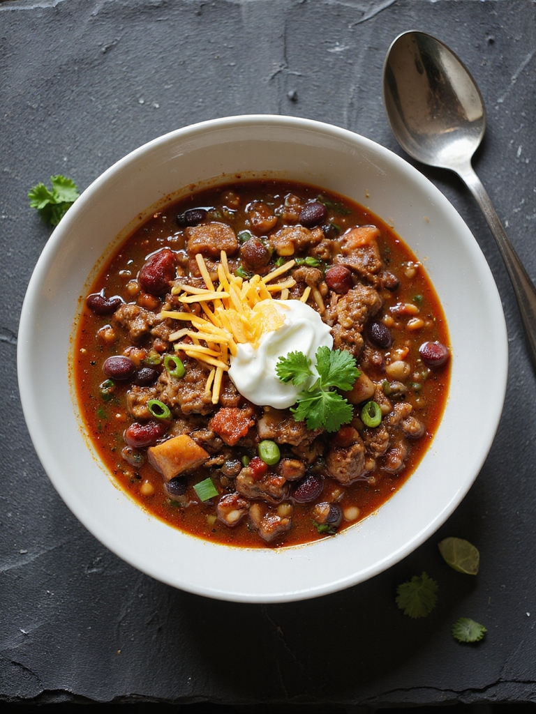 hearty beef and beans