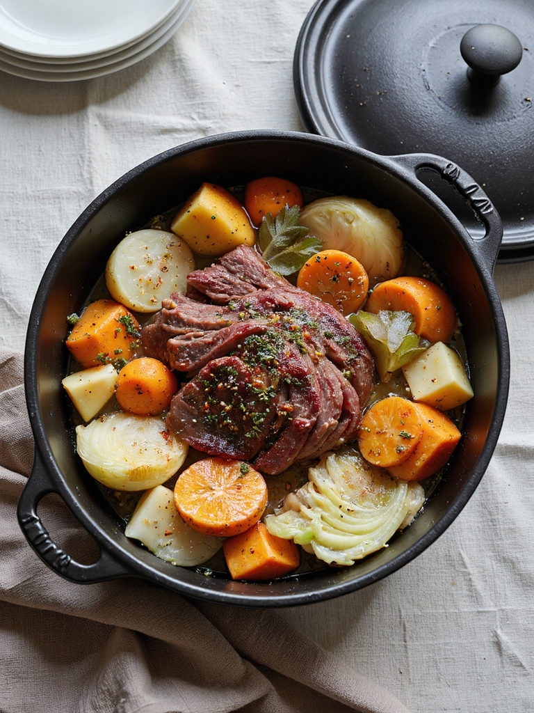 hearty crockpot corned beef vegetables