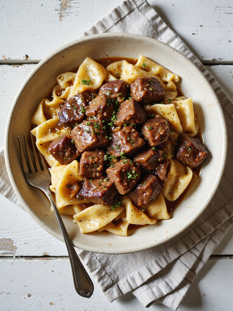 hearty homestyle beef tips