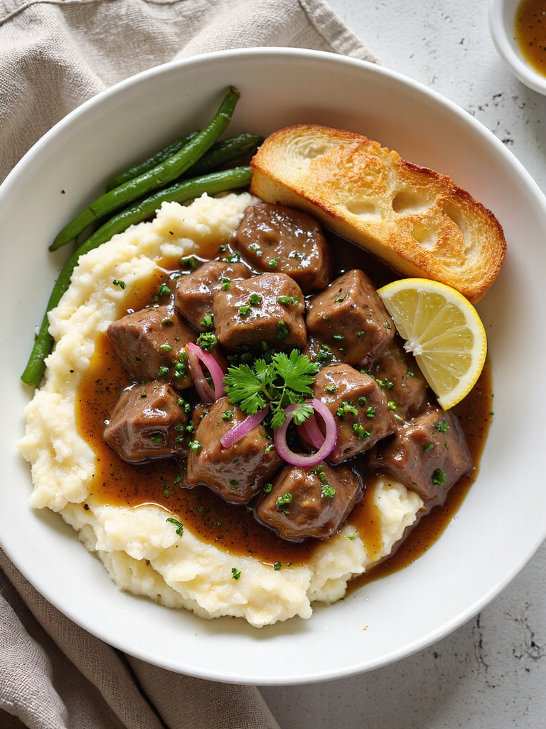 hearty homestyle beef tips