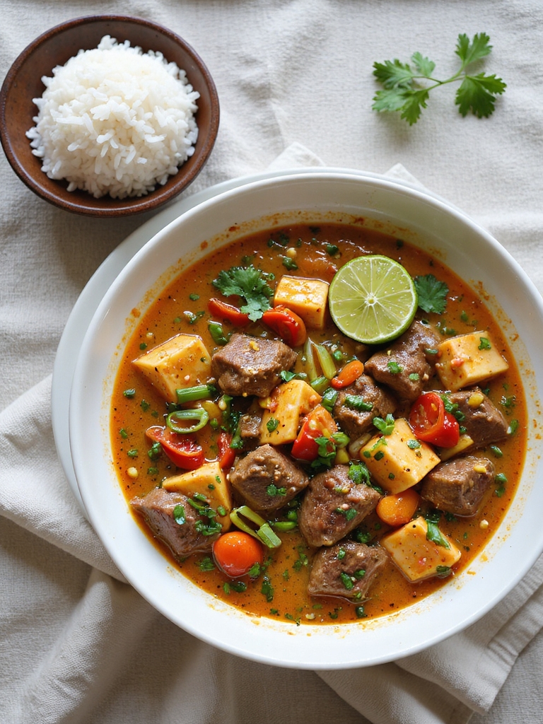 hearty slow cooked beef stew