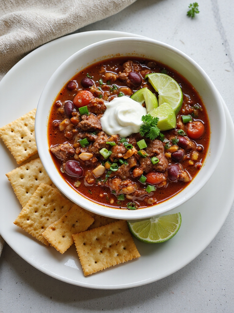 hearty smoky beef and beans