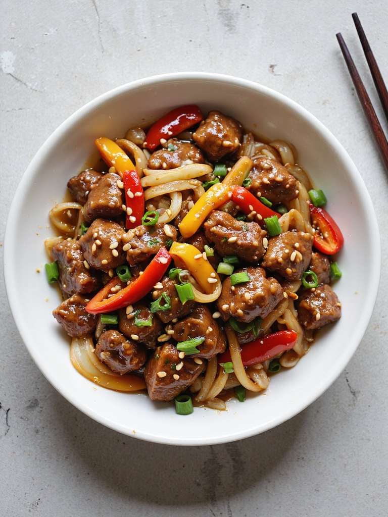 hoisin ground beef stir fry