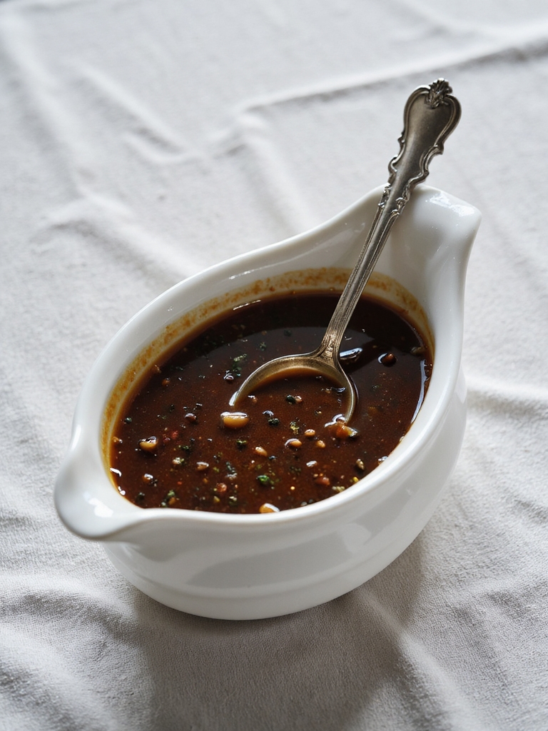 luxurious velvety beef gravy