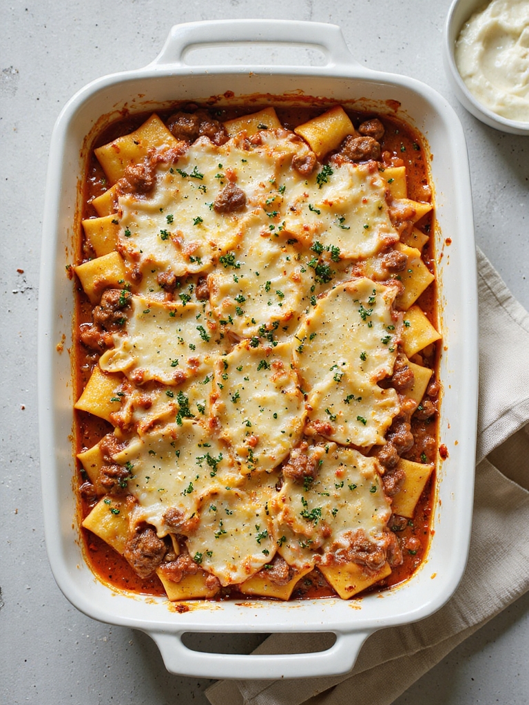 make ahead freezer friendly beef bake