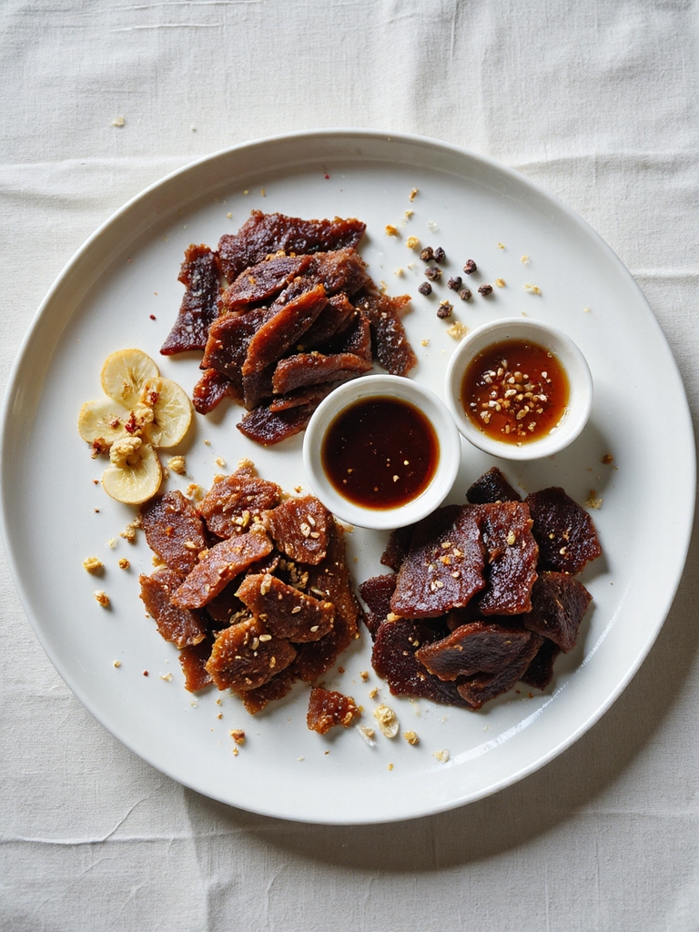 marinate split dehydrate label