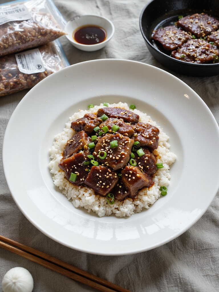 marinated bulgogi batch freeze reheats