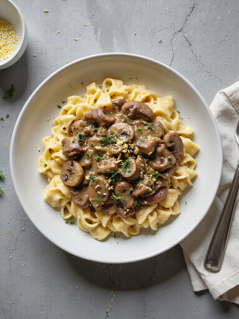 mustard herbs umami layers