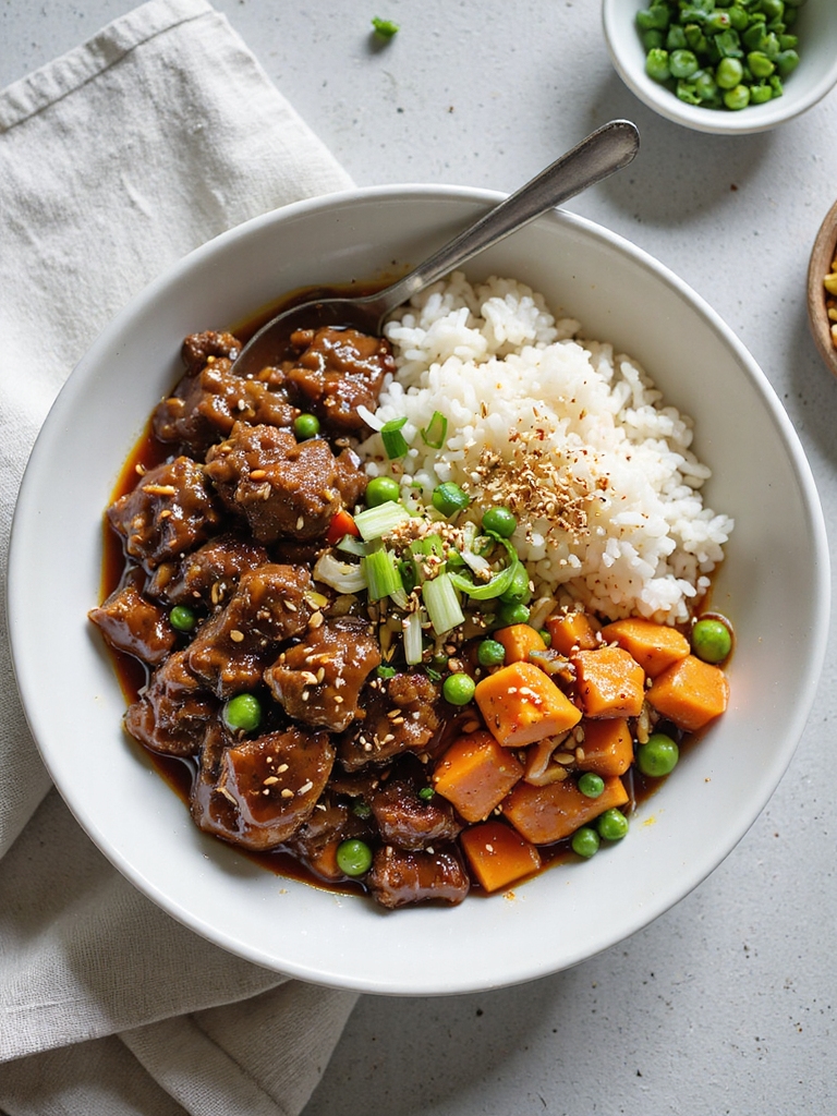 one pan korean beef rice