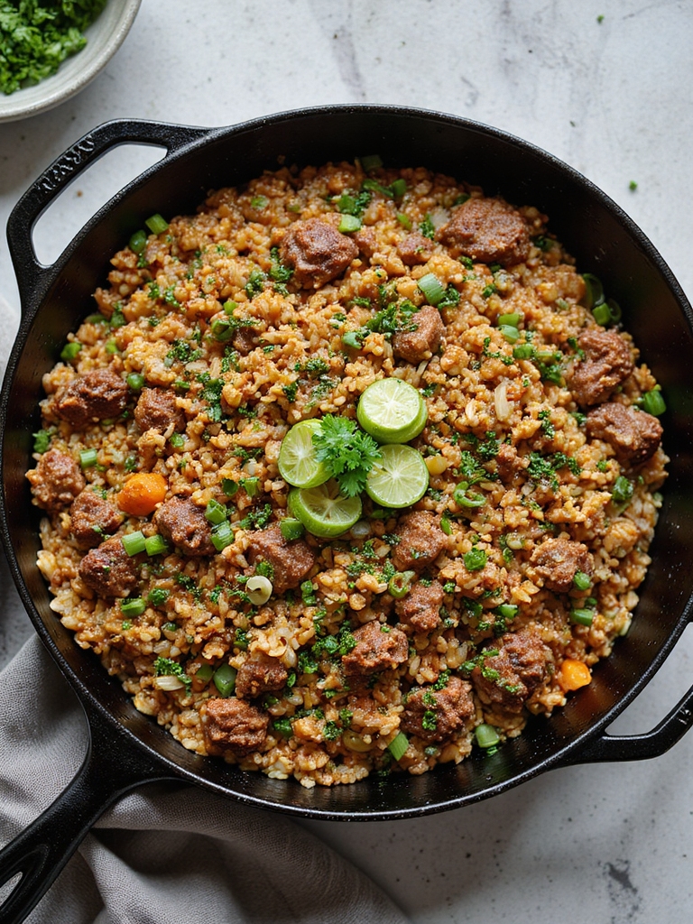 one pan smoky cajun rice