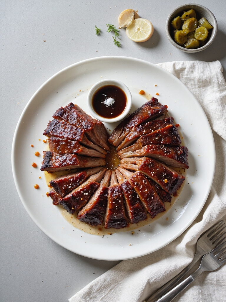 oven smoked low and slow ribs