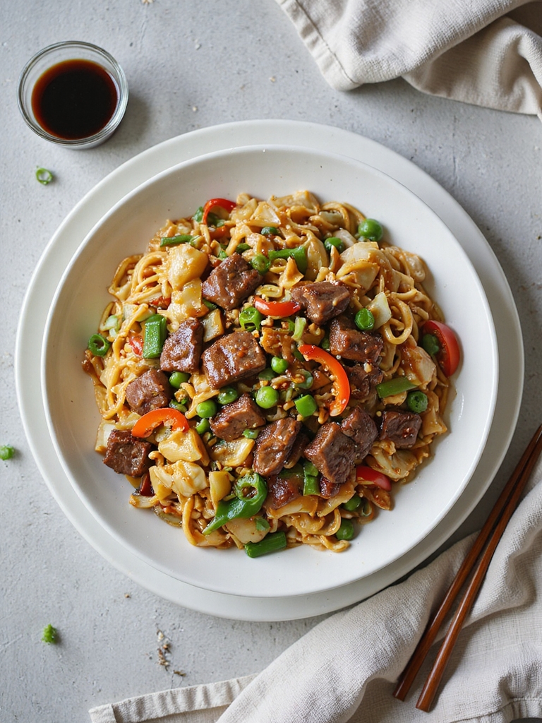 prep freeze reheat lo mein