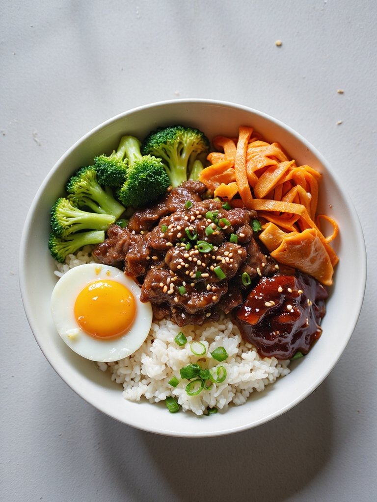 quick garlicky bulgogi beef bowls