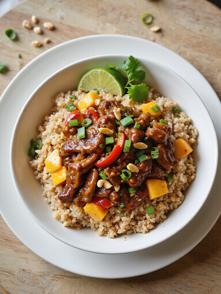 quick high protein beef bowls