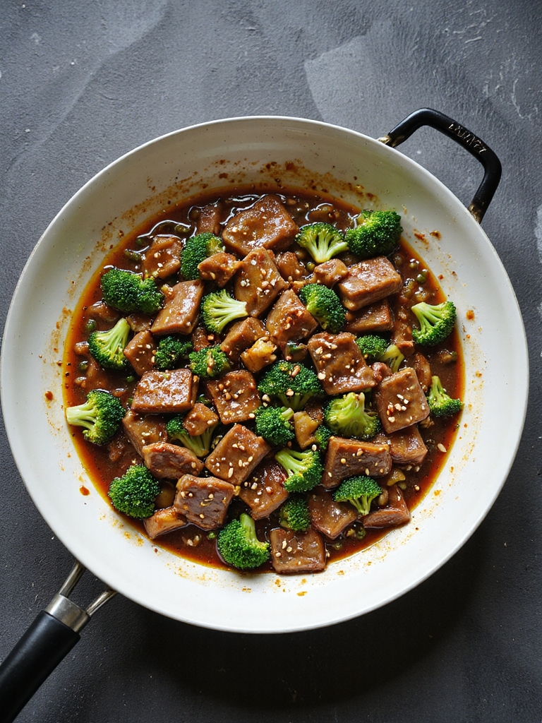 quick skillet beef and broccoli