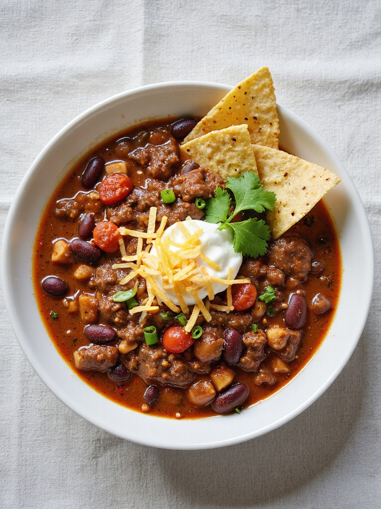 quick weeknight beef chili