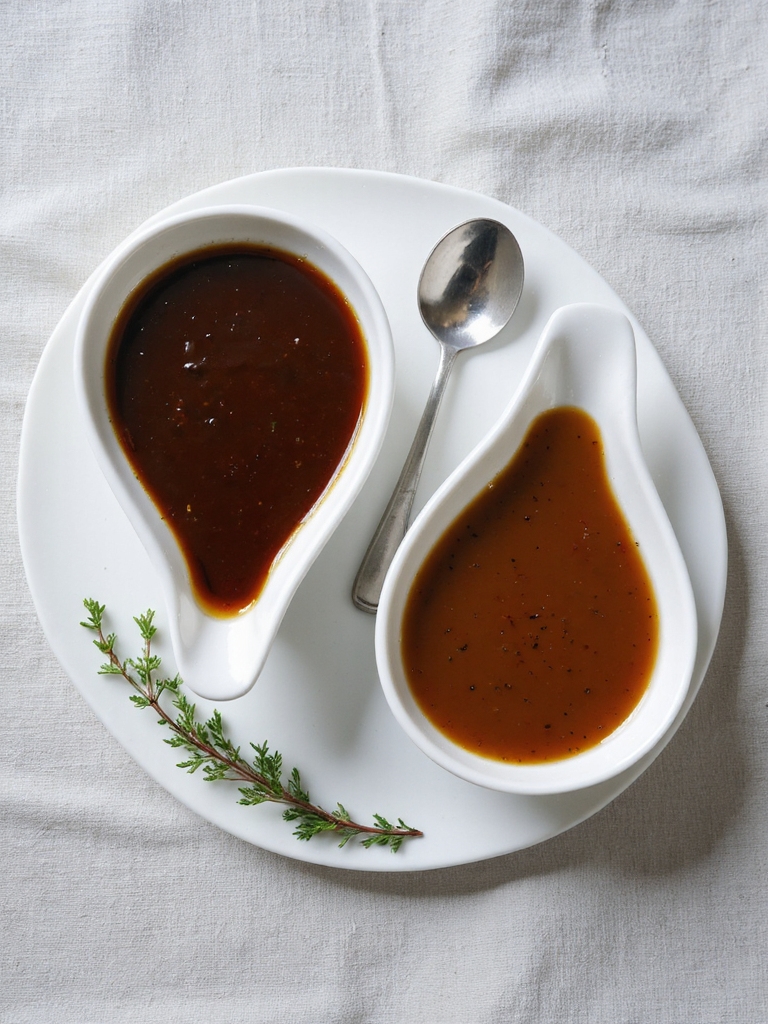 roast drippings into sauces