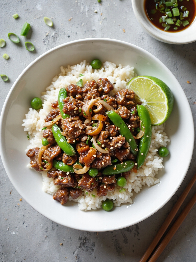 savory ginger beef stir fry