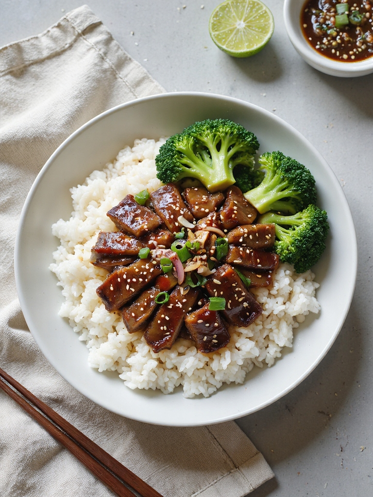 savory quick beef and broccoli