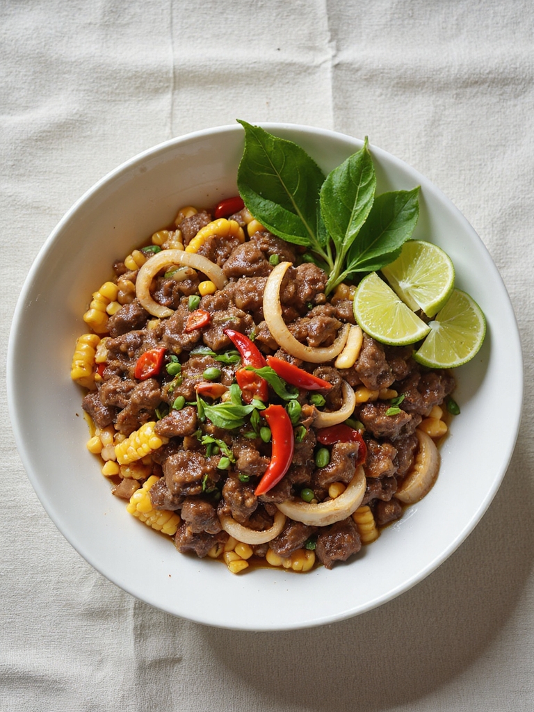 savory thai basil beef