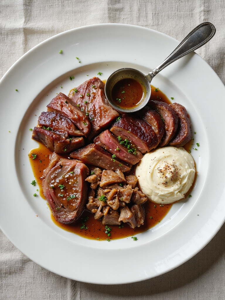 shred slice sauce serve