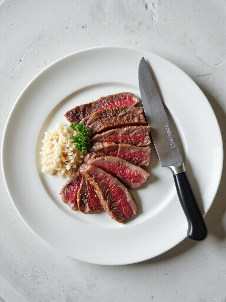 slice beef thinly across grain