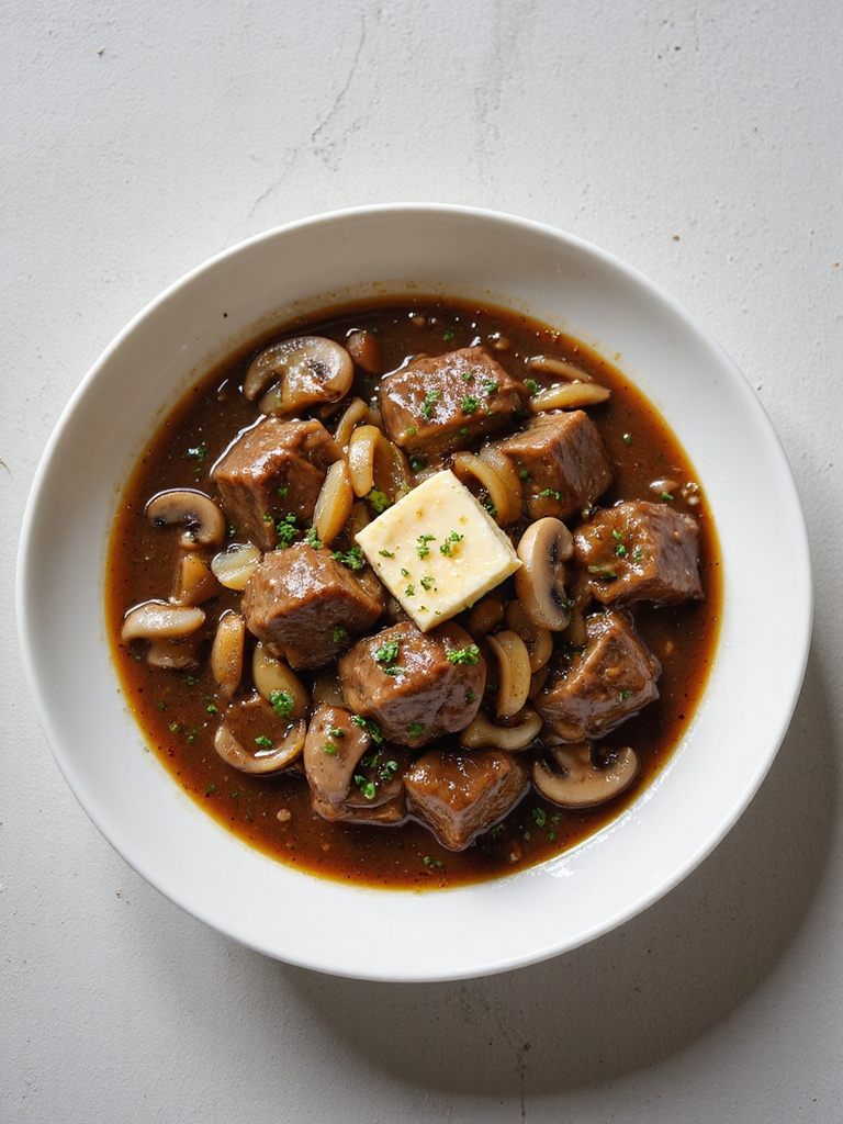 slow cooked beef saucy leftovers